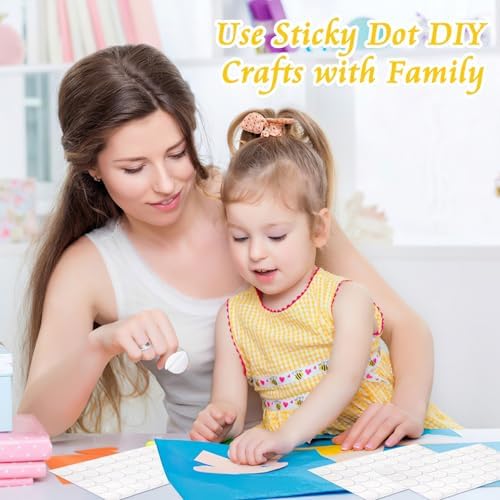 JANYUN 560 Pcs Double Sided Sticky Dots Removable Round 30 mm Putty Dots