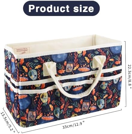 Craft Organizer Tote Bag with Multiple Pockets,Scrapbooking Art Storage