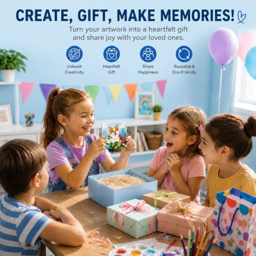 15 Pack 3 Inch Square Mini Magnetic Canvas Boards for Painting