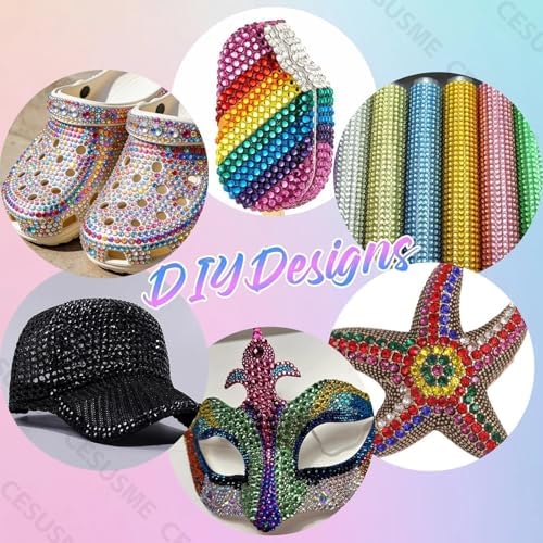28000 Pcs Color Rhinestones Bedazzling Kit, Black Resin Gems for Crafts