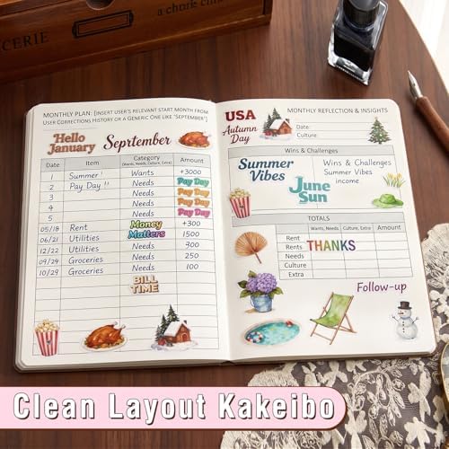 200+ PcsPlanner Holiday Seasonal Stickers Sheets for Women, Watercolor Style Stickers for Scapbooking Journal Calendar Monthly