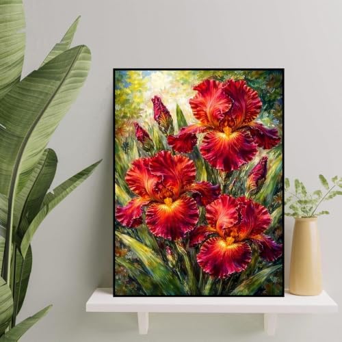 Axquilon Flowers Diamond Art Kits for Adults 12x16 inch