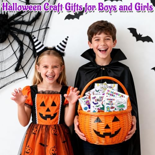 Halloween Crafts for Kids & Toddlers-DIY Art Puzzle Activities kit Game Toy