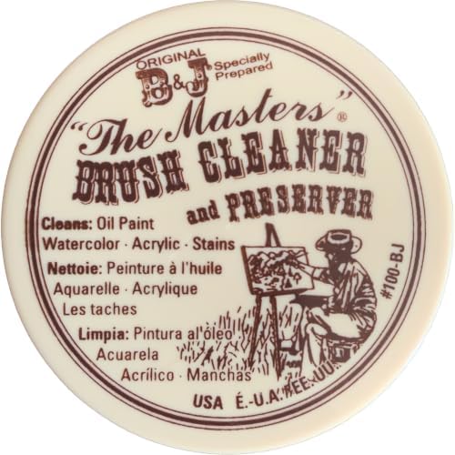 The Masters Non-Toxic Paint Brush Cleaner and Preserver, 1 Ounce