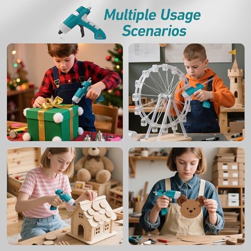 Hot Glue Gun Set Stable Support Base Ideal for Crafts, DIY Arts, Home Repairs