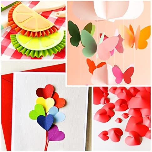 60 sheets Color Cardstock, 28 Assorted Colors 250 gsm A4 Size, Double Sided Printed Cardstock Paper, Premium Thick Card Stock for Card Making, Craft, Scrapbooking, Party Decors