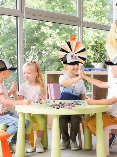 Aneco DIY Blank Trucker Hats Kit Adjustable Baseball Caps