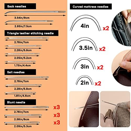 ZXIIXZ 40 Pcs Sewing Kit, Heavy Duty Sewing Kit for Adults