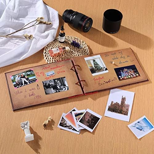 Scrapbook Photo Album Our Adventure Book Embossed Hard Cover
