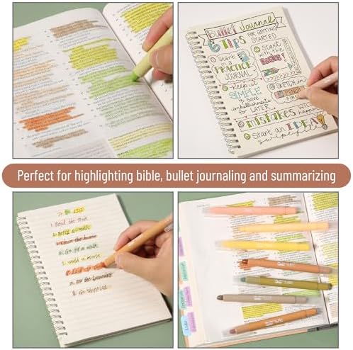 Mr. Pen- Gel Highlighter, 12 Pack, Vintage Colors