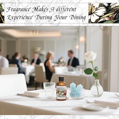 HIQILI Cologne Ocean Fragrance Oil for Diffuser, Candle & Bath Bomb Craft
