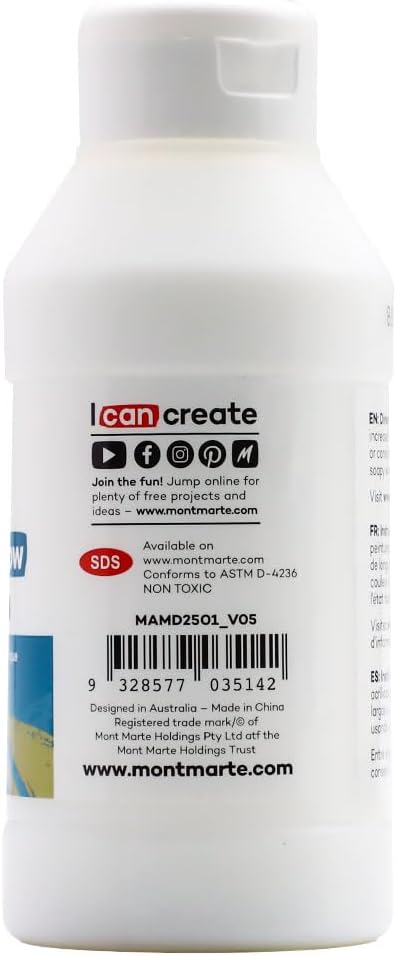 MONT MARTE Premium Acrylic Flow Medium 250ml