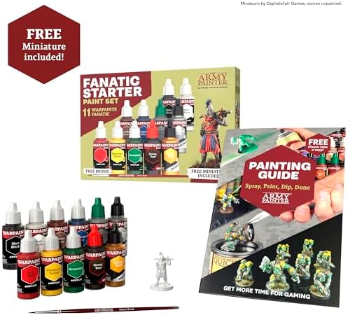 The Army Painter, Warpaints Fanatic Starter Set, 11 x 18 ml