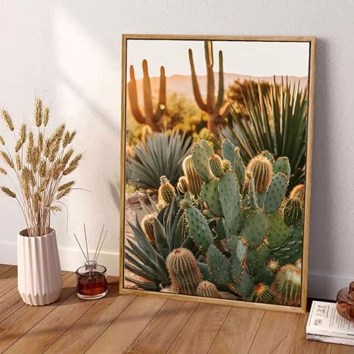 Cactus Diamond Art Kits for Adults, Diamond Painting for Beginner 5D DIY