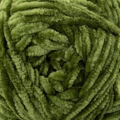 Craft County Bulky 5 Velvet Yarn – Super Soft Polyester Yarn for Blankets, Home Décor, and More!