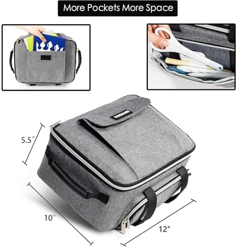 Carrying Case Compatible with Cricut Joy, Easy Press Mini, Carrying Bag with Pockets for CRI Cut Accessories, CRI Cut Case