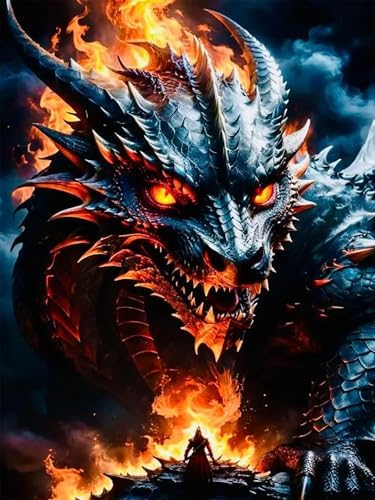 XUCNWL Dragon Diamond Art Kits for Adults,12 x 16 Inch