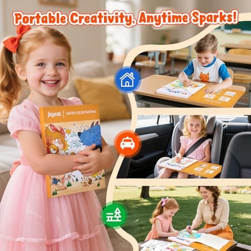 JoyCat Paint with Water Coloring Books for Toddlers (Comics)