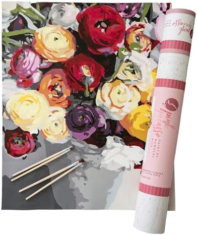 Pink Picasso Paint by Number Kit, for Adults & Teens,16x20, Petals for Me