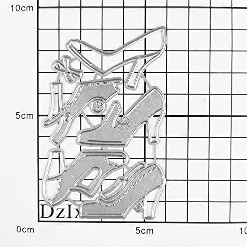 Beautiful High Heels Metal Cutting Dies for Card Making