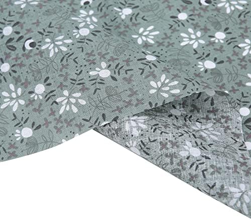 Cotton Fabric DIY Making Supplies Quilting Patchwork Fabric Fat Quarter Bundles DIY for Quilting Cotton Patchwork Cushions (Grey, 20" x 20")