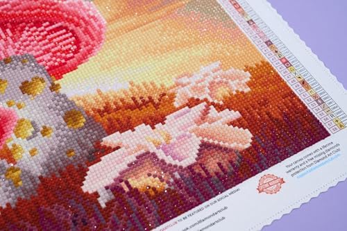 DIAMOND ART CLUB Peach Mushroom Twilight Diamond Art Kits for Adults