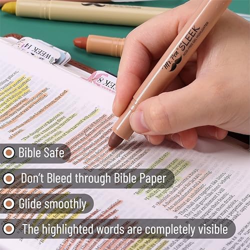 Mr. Pen- No Bleed Gel Highlighters, Assorted Colors, 8 Pack