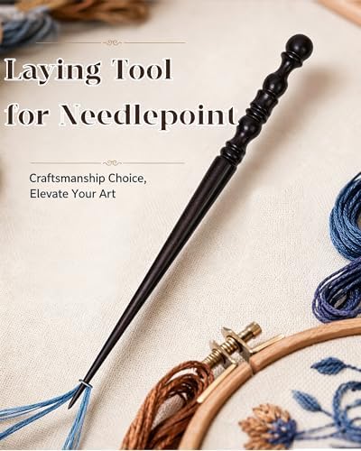 Laying Tool for Needlepoint, Cross Stitch Thread Organizer Anti-Twist