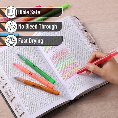 Mr. Pen- No Bleed Gel Highlighters, Colorful, 12 Pack