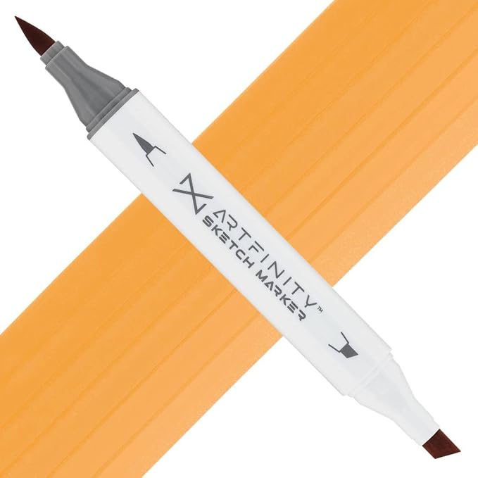 Artfinity Sketch Markers - Suntan E2-3, Vibrant, Professional, Dye-Based Alcohol Markers for Artists, Drawing, Travel, & More
