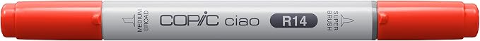 Copic Markers R14 Ciao with Replaceable Nib, Light Rouge