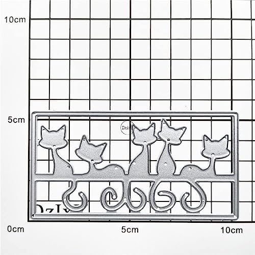 Kitten Metal Cutting Dies for Card Making