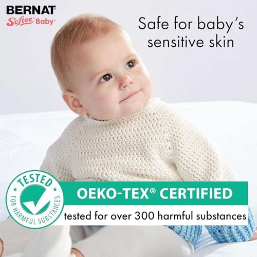 Bernat Softee Baby Yarn for Crocheting Soft, Soft Lilac, 3-Pack