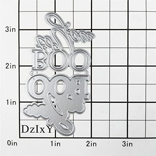 Shadow Halloween Boo Metal Cutting Dies for Card Making