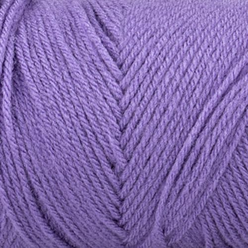 Craft County Size 4 (Medium) 100% Acrylic Fiber Yarn – Variety of Color and Pattern Options – Great for Crochet, Knitting, and Weaving (Lavender)