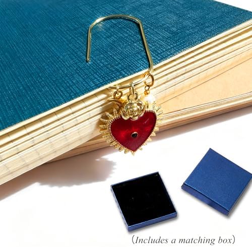 Planner Paper Clip Bookmark – Cute Decorative Paperclip with Charm, Journal and Bookmark Clip for Planners, Notebooks, Books, and Reading Accessories