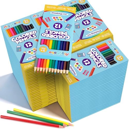 125 Pack Colored Pencils Bulk, Color Pencils for Kids Classroom, 1500 Count