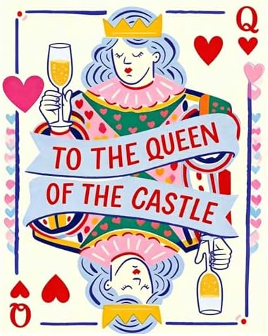 xcemhil Queen Paint by Numbers Kit for Adults Beginner, Queen Acrylic Paint by Number Kits Suitable for Home Wall Art Decor Gifts 16x20 Inch