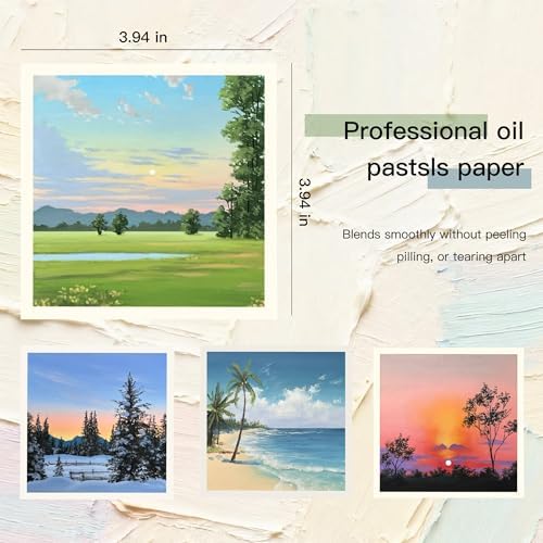 rubens 57 PCS Soft Oil Pastels Kit for Beginner Drawing