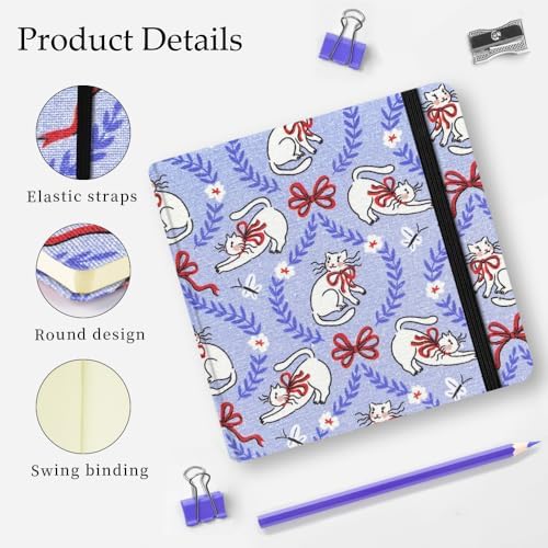 5x5 Sketchbook,Pocket Hardcover Notebooks,Sketch Books for Drawing Writing