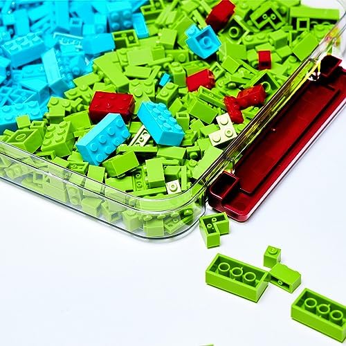 CATOOMUU 3-Pack 9x13 Shallow Flat Clear Plastic Project Case Storage Box