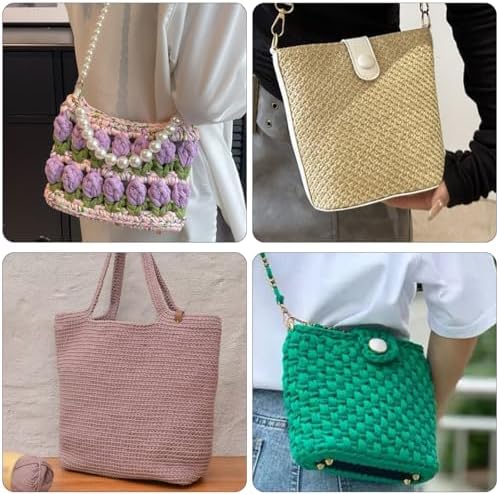 5 PCS Bag Bases for Crochet PU Leather Bag Bottom Oval Bag Bottom Shaper Pad Purse Bottom Knitting Crochet Base Cushion Base with Holes Handbag Making Supplies for DIY Crochet Bag Shoulder Bag Craft