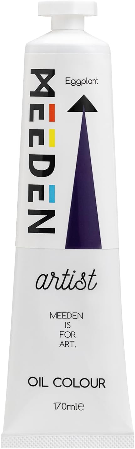 MEEDEN Artist Grade Oil Paint: Eggplant - 170ml/5.7oz Tube | Professional Art Paints and Supplies for Canvas Painting