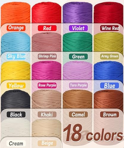 MESTOON 1000g T-Shirt Yarn Soft Elastic Crochet Green