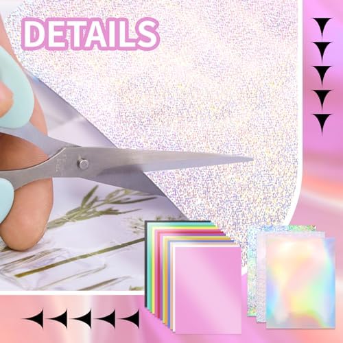 30 Pack Metallic Cardstock Paper Sheets 8" x 12" 250gsm/92lb