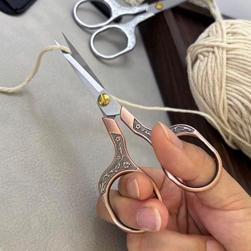 Small Sharp Scissors, 5 Inch Embroidery Hair Trimming Scissors