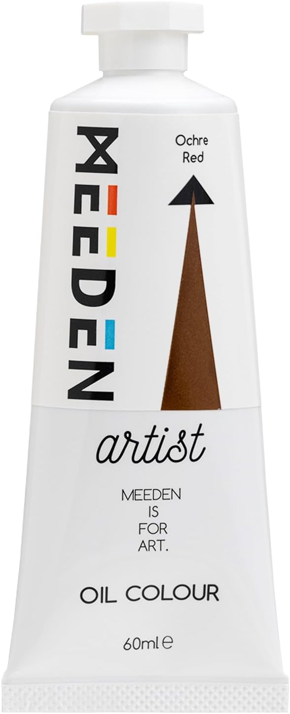 MEEDEN Artist Grade Oil Paint: Ochre Red - 60ml/2oz Tube | Professional Art Paints and Supplies for Canvas Painting