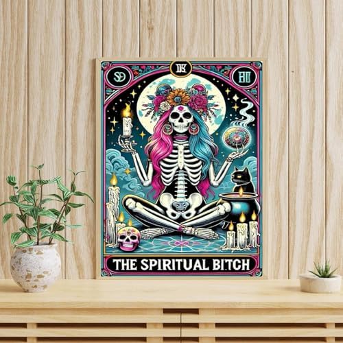 Xylogist Skull Diamond Art Kits for Adults 12x16Inch
