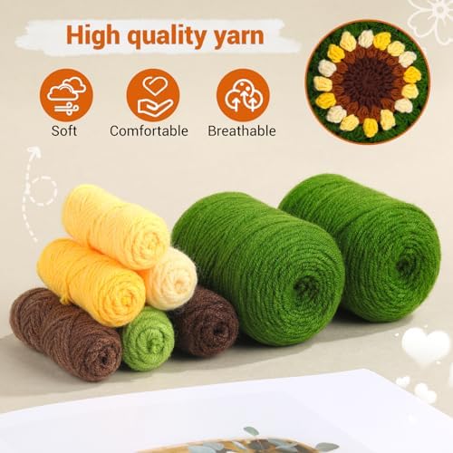 Pnytty Crochet Kits, Crochet Starters Kit with Crocheting Tools Supplies