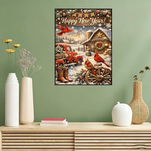 Benjenes Christmas Diamond Art Kits for Adults, Diamond Painting Kits
